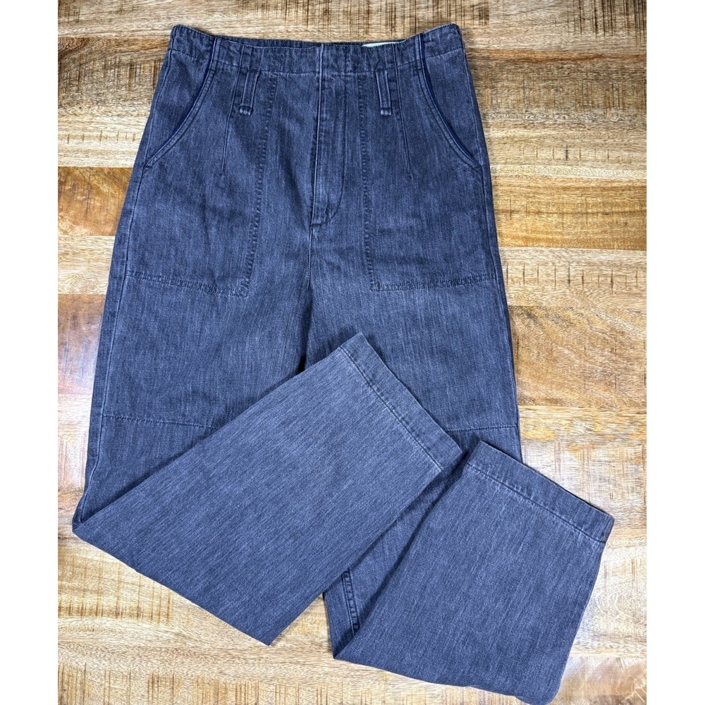 Rag & Bone Womens Jeans Size 26 Gray Utility Straight Leg High Rise Denim